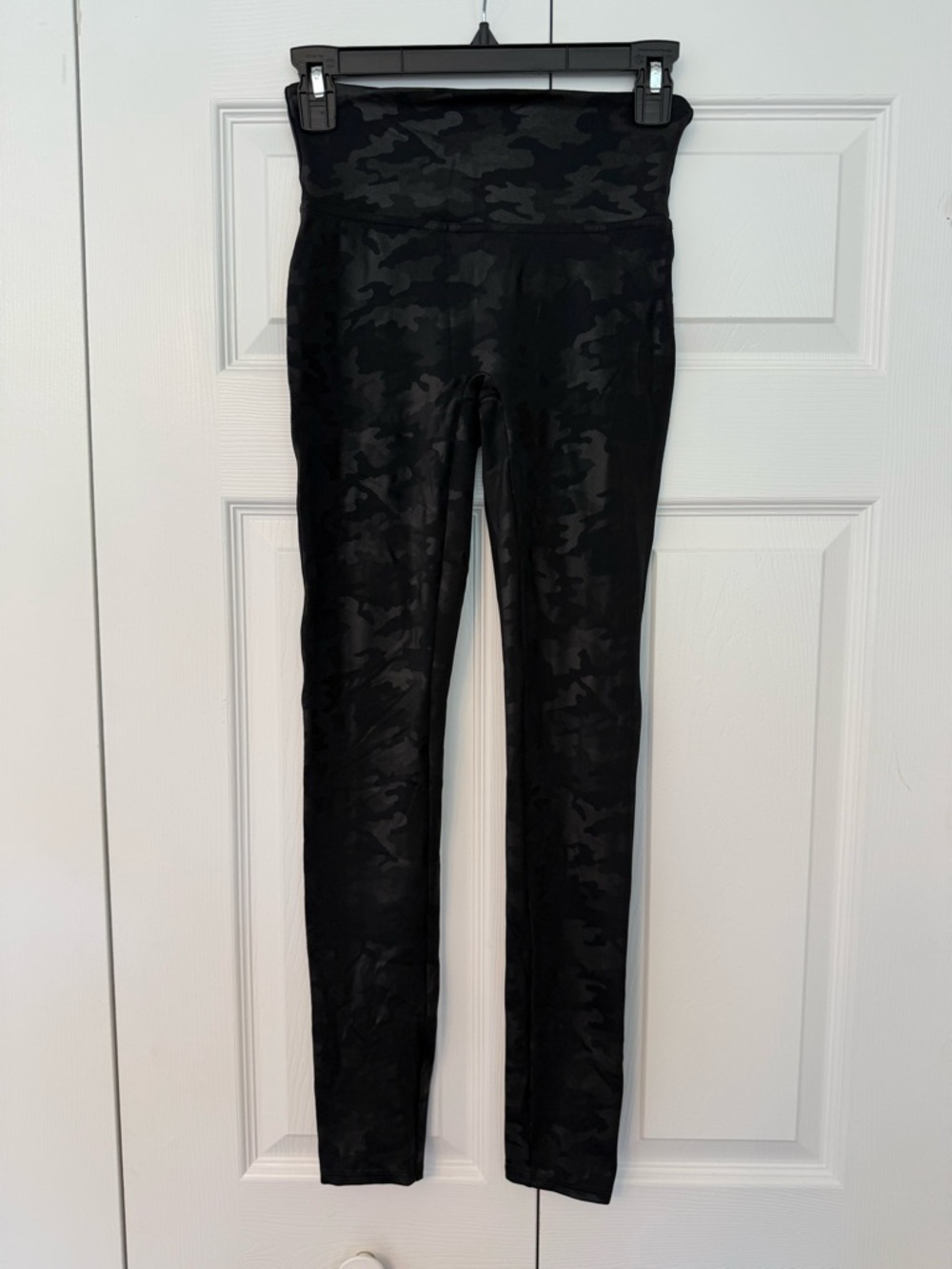 SPANX Black Camo High-Waist Leggings